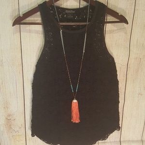 Lucky brand lace shirt